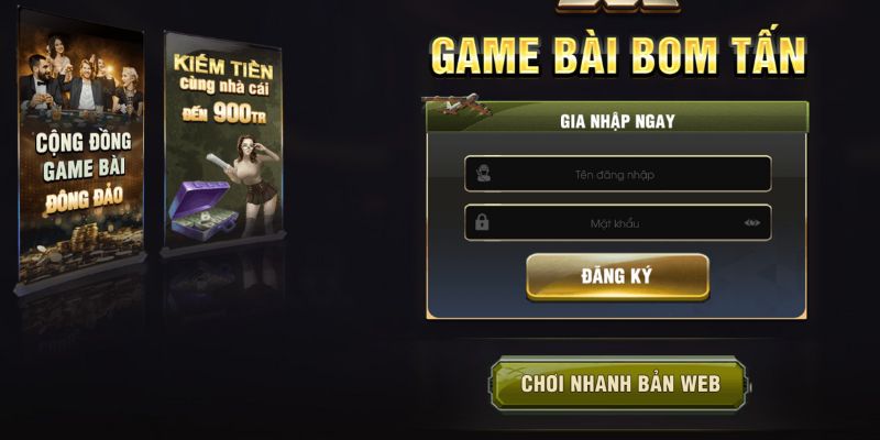 Hướng dẫn các bước tham gia game bài B52