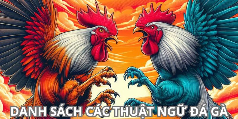 Các thuật ngữ đá gà sử dụng khi nuôi chiến kê